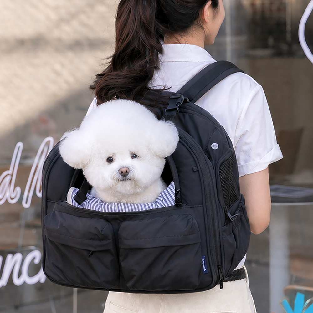 강아지 이동가방 애견 백팩 소형견 고양이 펫츠랜드 몽드백팩 M