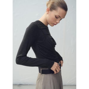 MANGO WOMAN 티셔츠 NILO Dark grey 27001356