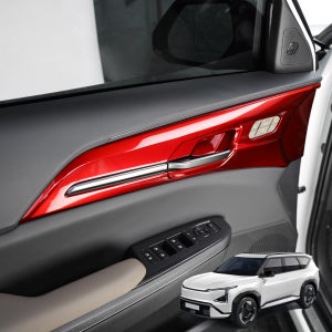EV5 튜닝 용품 도어 프레임 커버 레드 몰딩 GT-Line