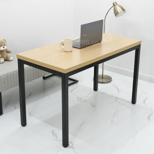 1인용 컴퓨터 책상 홈오피스 재택근무 책상 듀얼모니터 1200x600mm, 화이트