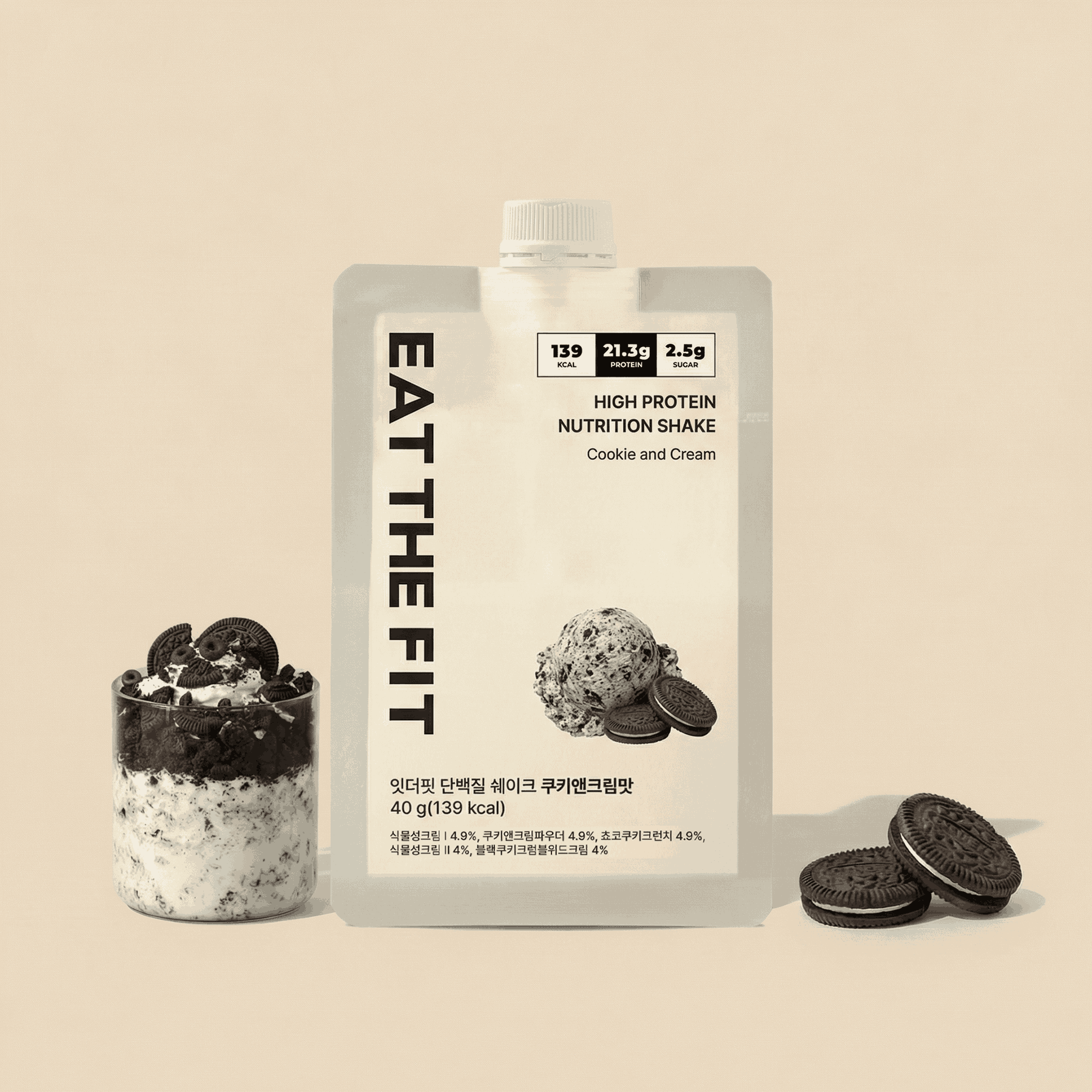단백질쉐이크 쿠키앤크림 제품 이미지