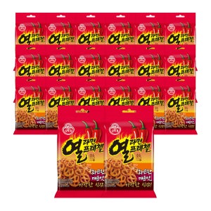 오뚜기 열라면 프레첼 50g, 20개