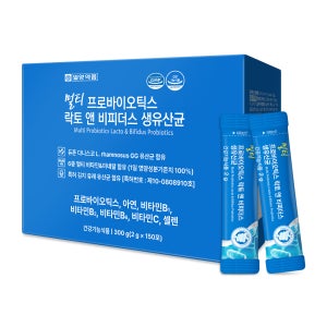 일양약품 프로바이오틱스 비피더스 생 장 유산균 여성 임산부 어린이 150포, 1개