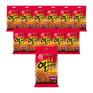 오뚜기 열라면 프레첼 50g, 12개
