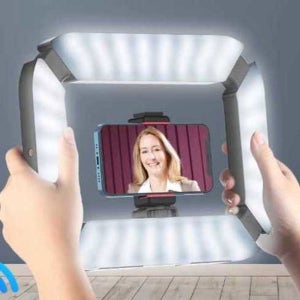 스마트폰 조명 짐벌 릴스 사진 U RIG 양손 브이로그 방송 U200 카메라 보광 거치대