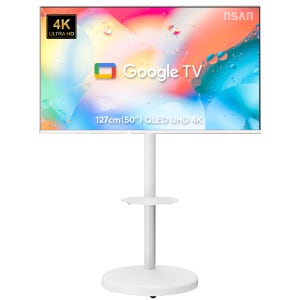 엔텐바이미 대형 삼탠바이미 화이트셋 127cm UHD4K QLED 이동식 TV 중소바이미