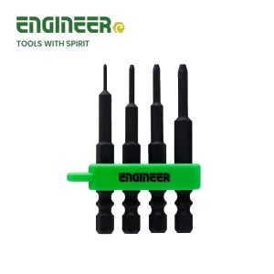 엔지니어 히다리탭 4p 세트 나사제거비트 DBZ-402