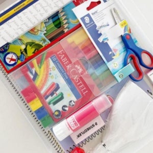 신학기 컬러 스테들러 파스텔 문구 학용품 선물 세트 핑크