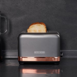 블랙앤데커 2구 팝업 토스터기 7단 굽기조절 가정의 필수템 BXET2001-A
