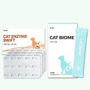 고양이 맞춤 GI케어 세트 캣엔자임 스위프트 7.2g+캣바이옴240g