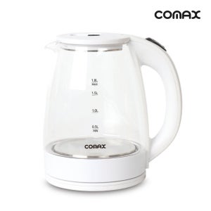 코멕스 전기포트 강화유리 전기주전자 무선포트 커피 차 다용도 CM-G90 1.8L