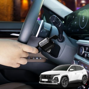 더뉴 투싼 페이스리프트 악세사리 칼럼식 기어 노브 핸들 서포터 알루미늄 몰딩 NB-02