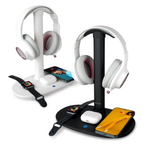 아이리버 4in1 충전기+헤드폰 거치대 IHS-300 핸드폰 이어폰 애플워치
