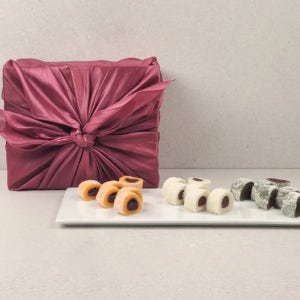 신라병가 말이떡 3종 선물세트 [백말이떡, 호박말이떡, 쑥말이떡]