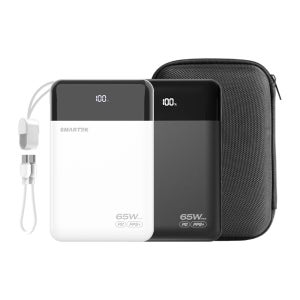 보조배터리 20000 대용량 초고속충전 노트북 보조배터리 65W C타입 20000mAh, 블랙