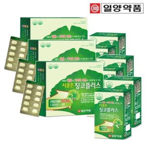 은행잎추출물 기억력개선제 일양약품 서클존 징코플러스 500mg 120정, 3개
