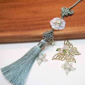 전통 키링 태슬 한복 장식 전통매듭 태슬 소품