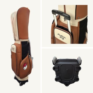 [매장판] 말본 골프백 뉴 베이직 퍼포먼스 트롤리 바퀴 휠 캐디백