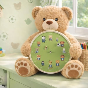 시간배우기 무소음시계3종