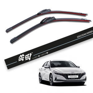 아반떼CN7 (20년4월~) 실리콘 발수코팅 와이퍼 2개 1세트 600+450mm