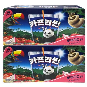 카프리썬 정글 200ml x 20개/트레이더스 주스