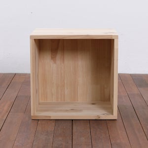 아레다 삼나무 18T 1단 책장 선반 미니 책상위 원목 책꽂이 400 무도장