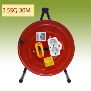 행사 이벤트 전기연장선 자동누전 차단형 굵은 전선릴 30M 가설병 군대 통신병 작업장
