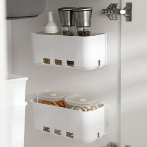 슬라이딩 선반 정리함 부착식 주방 정리 RD-10758