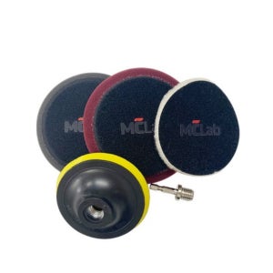 압축 폴리싱 패드 유리 물때 유막 제거 차량 광택 양모 셀프 연마 폴리셔 4인치 세트