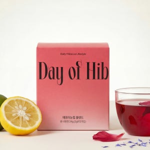데이오브힙 유자 시트러스 히비스커스 블렌딩 티백 12개입, 1개