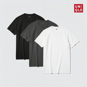 [백화점판] 유니클로 크루넥 무탠다드 남성 레이어드 크루넥