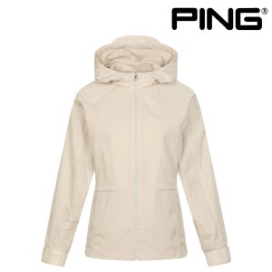 핑 골프웨어 여성 골프 바람막이 후드 점퍼 립조직 허리 스트링 스윙 자켓 F1JP252