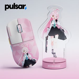 펄사 X2 CrazyLight 블루아카이브 에디션 무선 게이밍 마우스 호시노