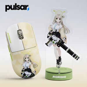 펄사 X2 CrazyLight 블루아카이브 에디션 무선 게이밍 마우스 노노미