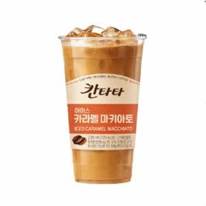 칸타타 아이스 카라멜마끼야또 파우치, 230ml,20개