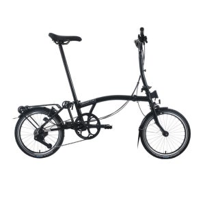 2025 브롬톤 C라인 12단 with 랙 (M12R) - 미드 핸들바 / 블랙