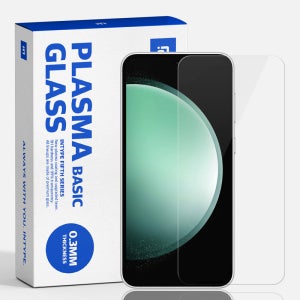 지문인식 방탄 강화유리 액정보호필름 갤럭시S23 FE, 2매입