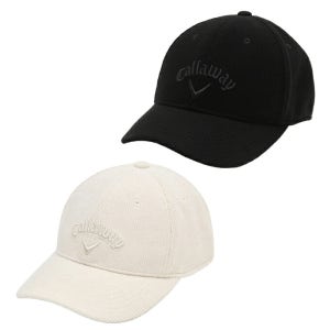 캘러웨이 Callaway Golf 코듀로이 베이직 골프 캡모자 3D 로고 C25291200 블랙