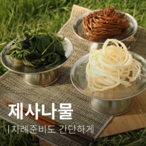 국산 제사나물 차례상 정월대보름 취나물 고사리 도라지 삼색나물 200g 400g