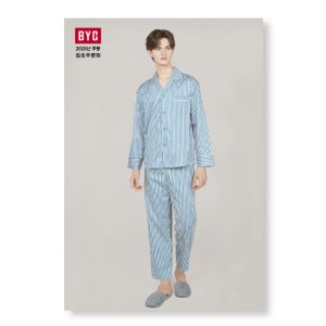 비와이씨 BYC 60수 선염 면100 남긴팔 파자마세트 1168