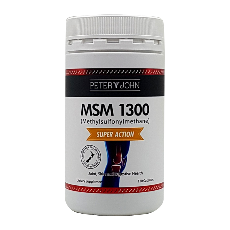 [해외건강기능식품]PETER&amp;JOHN MSM 1300 120CAPS 5개 세트