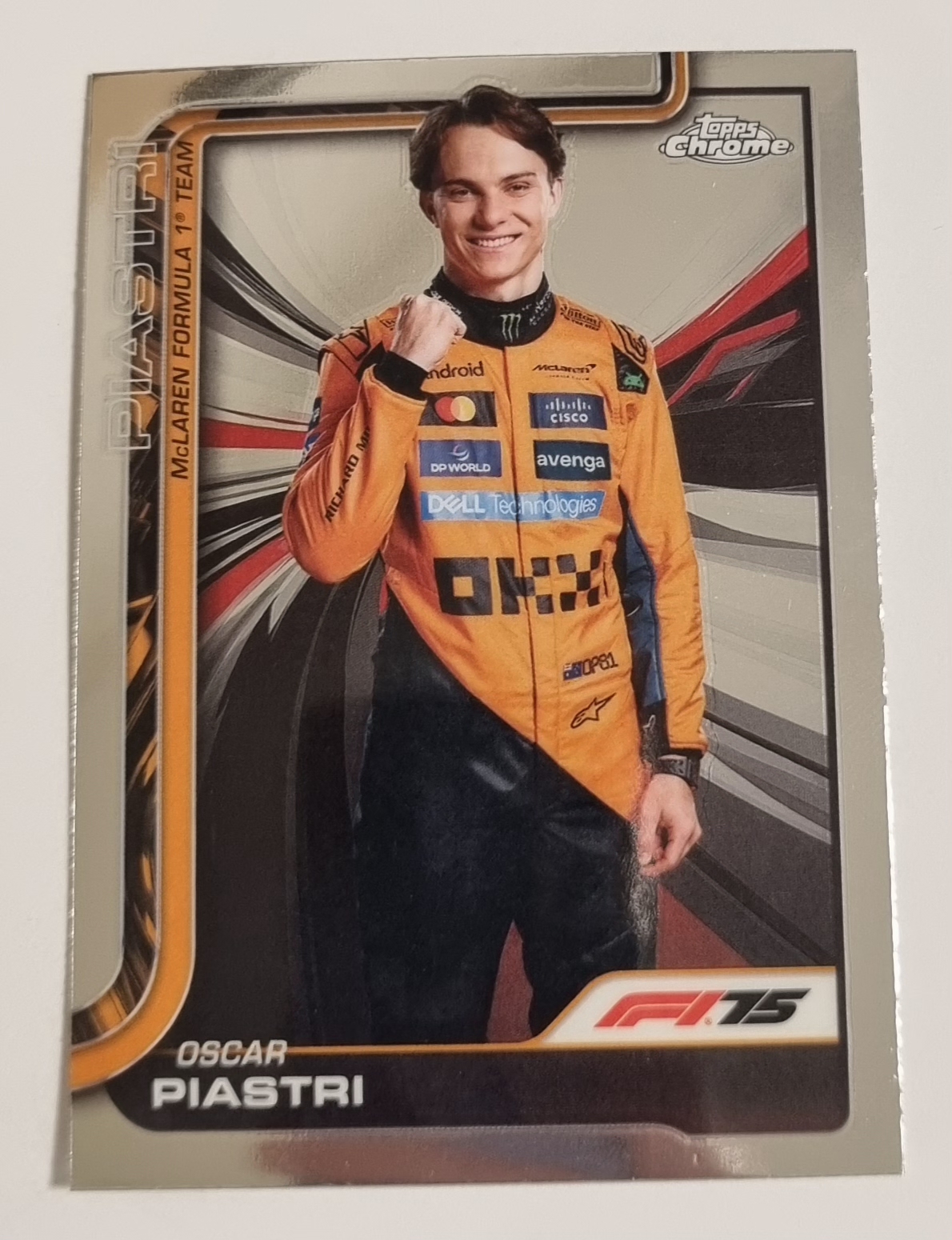 2025 F1 오스카 피아스트리 Topps Chrome 카드 탑스 크롬