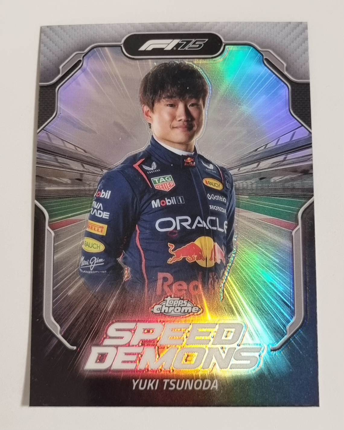 2025 F1 유키 츠노다 Topps Chrome 카드 탑스 크롬