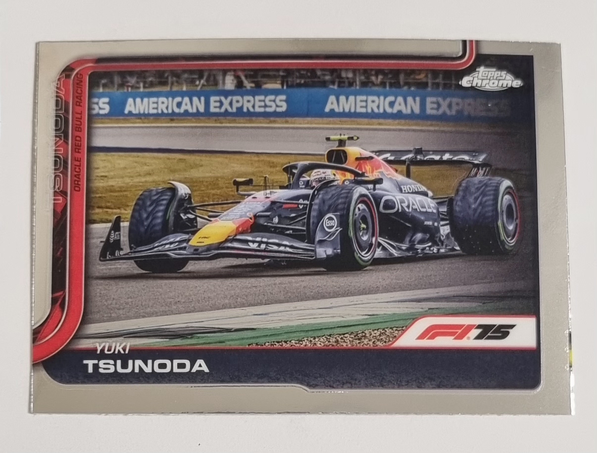 2025 F1 유키 츠노다 Topps Chrome 카드 탑스 크롬