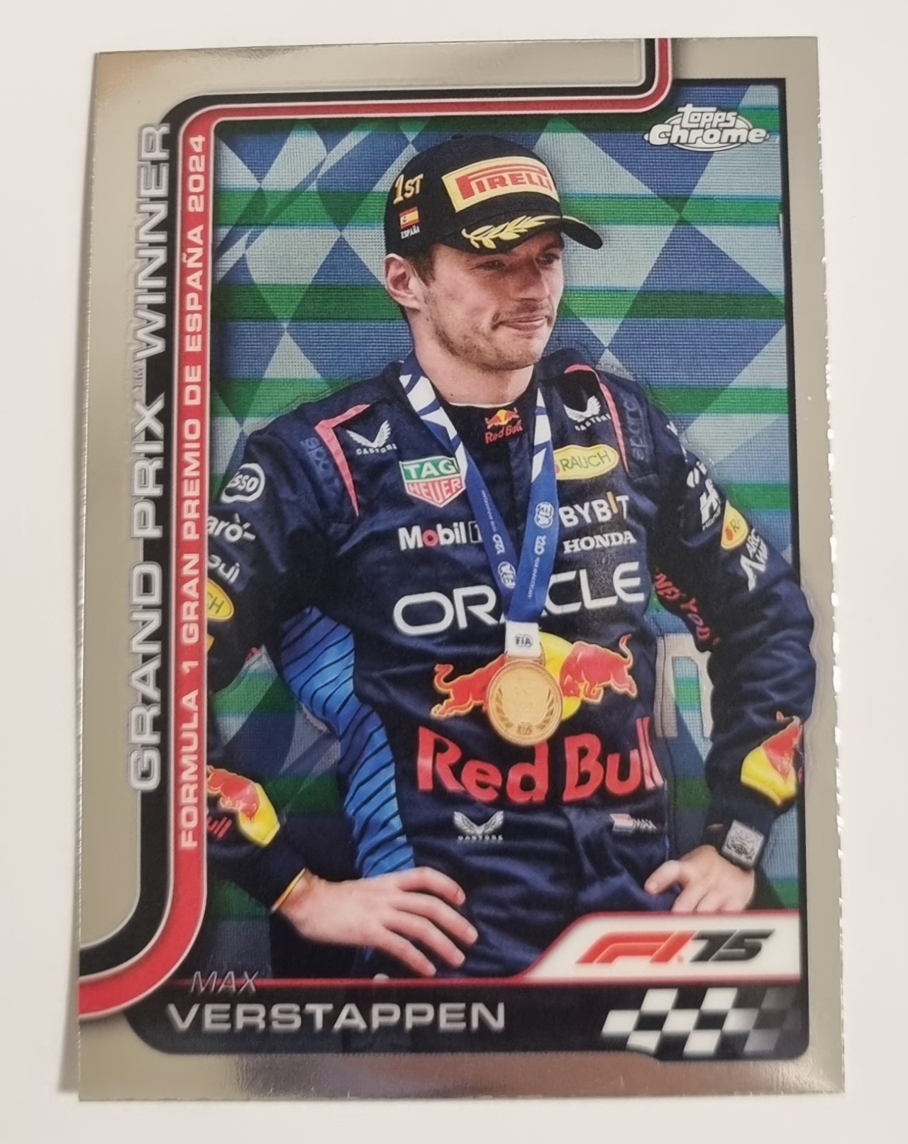 2025 F1 막스 베르스타펜 Topps Chrome 카드 탑스 크롬