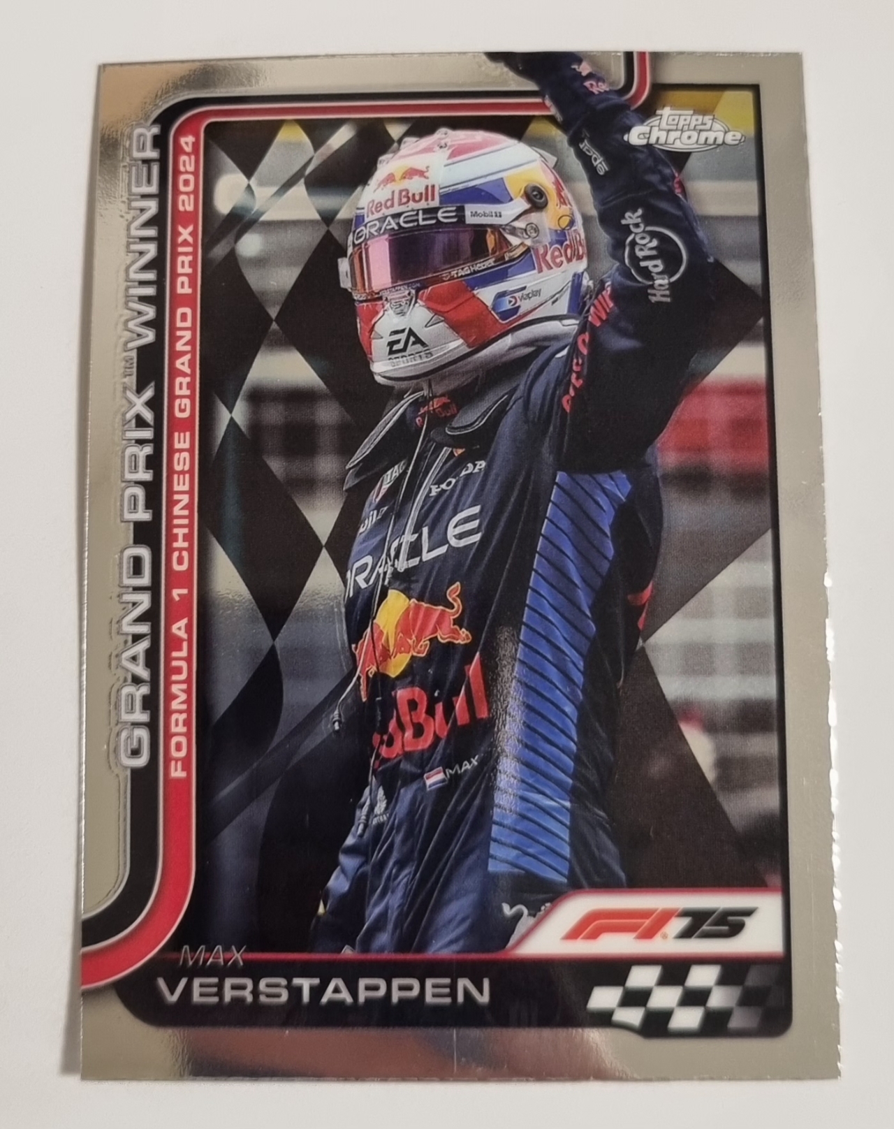 2025 F1 막스 베르스타펜 Topps Chrome 카드 탑스 크롬