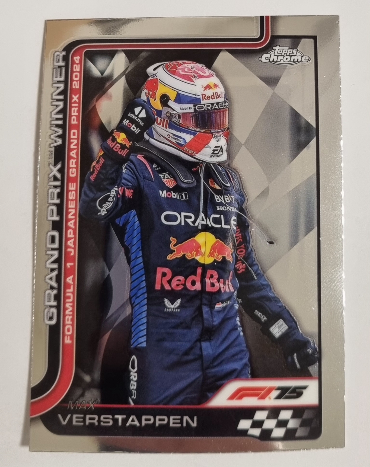 2025 F1 막스 베르스타펜 Topps Chrome 카드 탑스 크롬