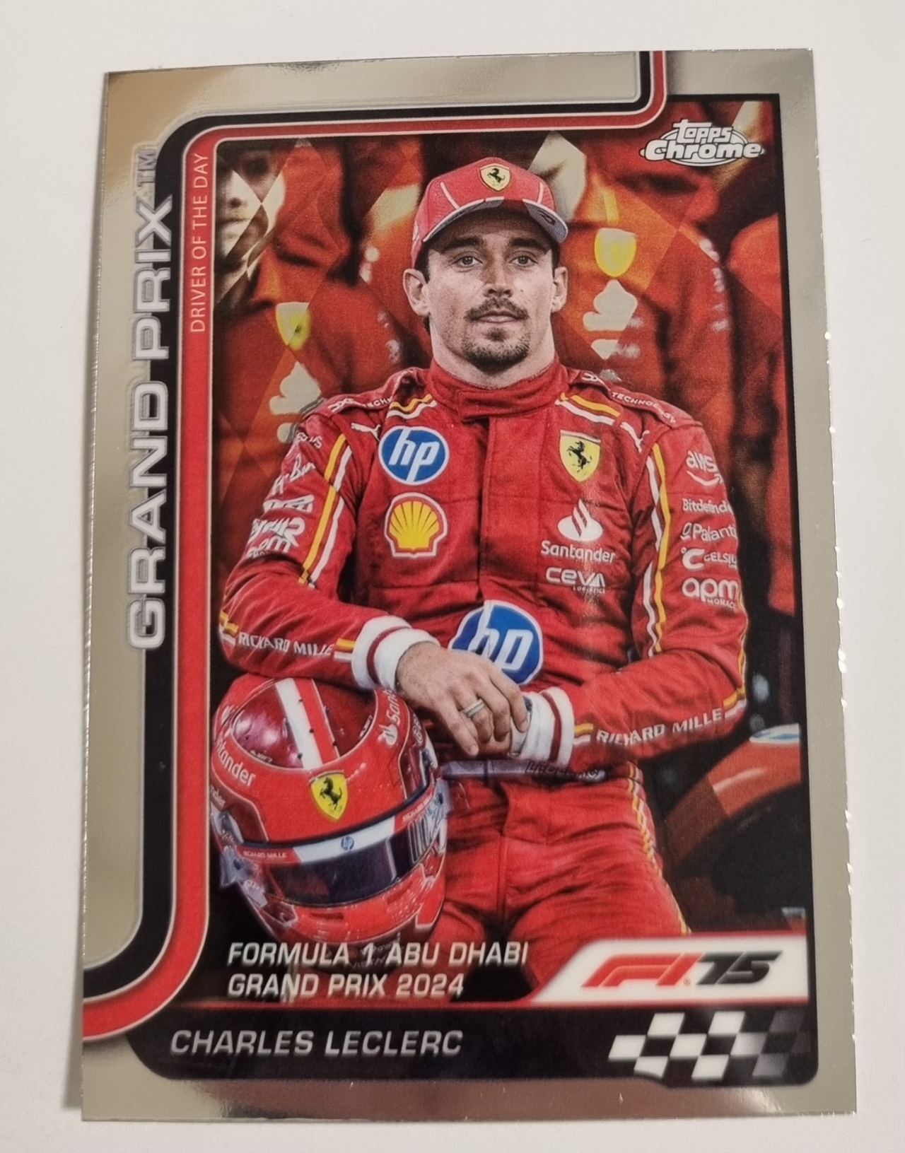 2025 F1 샤를 르클레르 Topps Chrome 카드 탑스 크롬