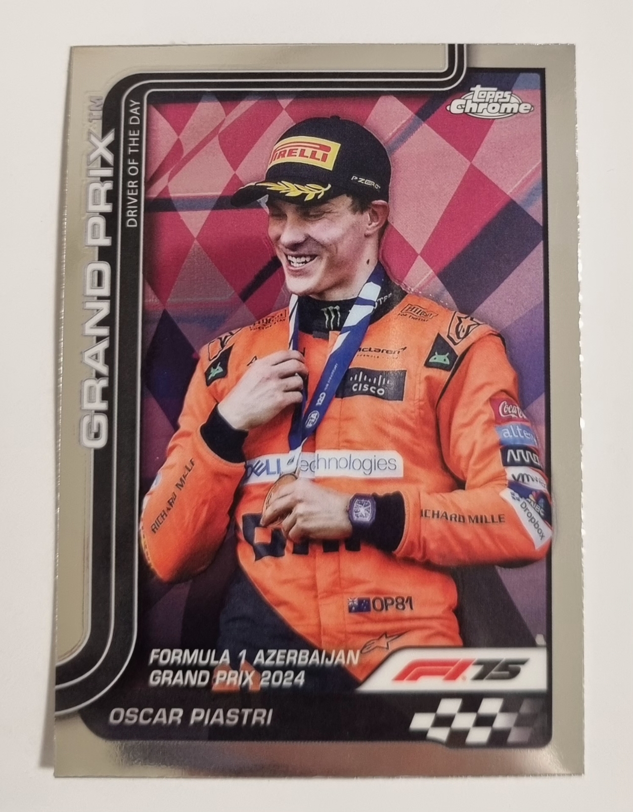 2025 F1 오스카 피아스트리 Topps Chrome 카드 탑스 크롬