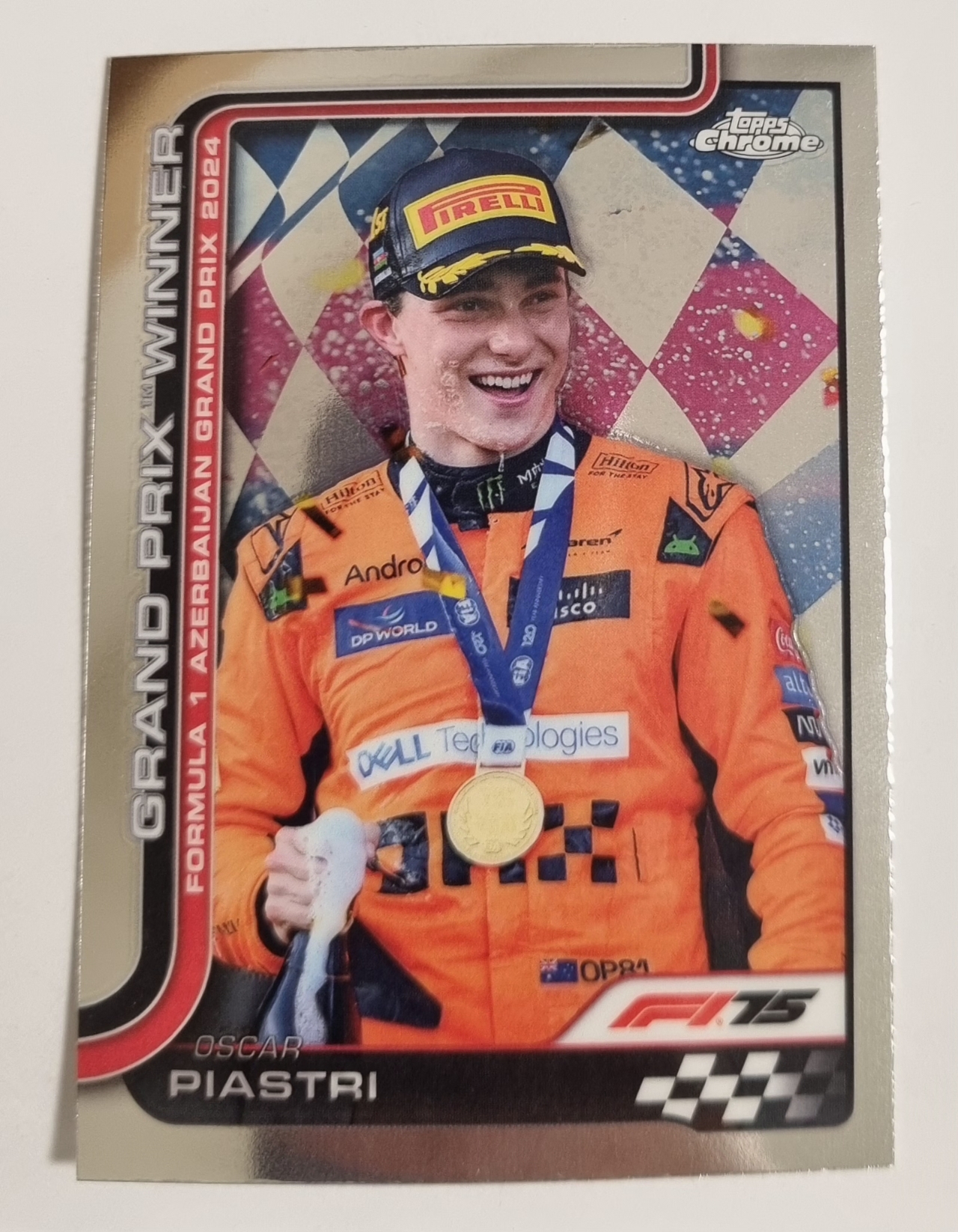 2025 F1 오스카 피아스트리 Topps Chrome 카드 탑스 크롬